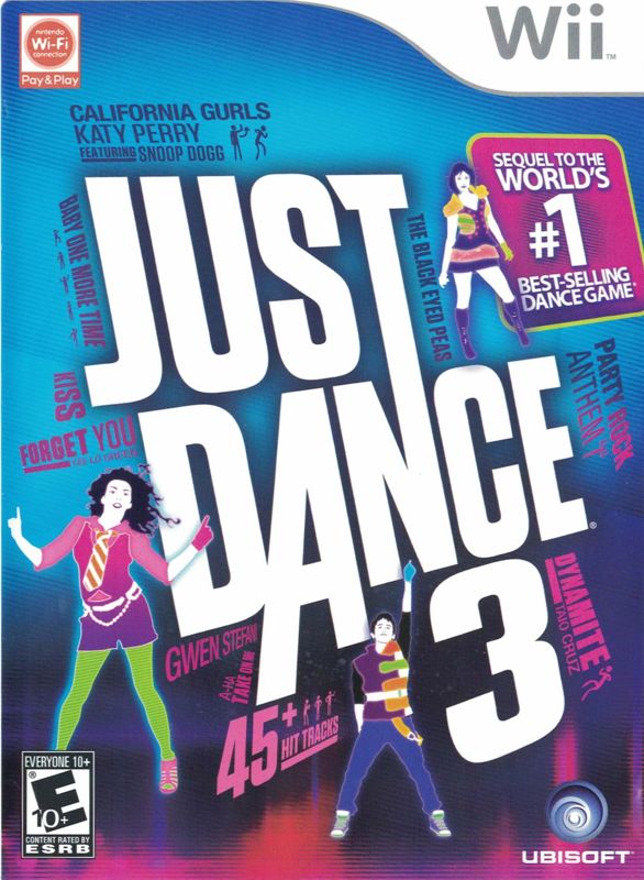 Just Dance 3 box art for Playstation 3